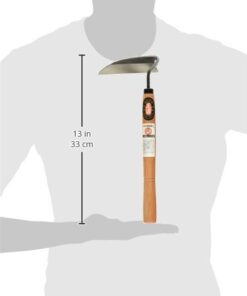 Japanese Weeding Sickle Very Sharp Edge Quick Work (Full Size) 17 313REbbxTL