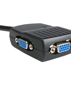 StarTech.com 2 Port VGA Video Splitter - USB Powered - 2048x1536 - VGA Video Monitor Splitter Dual Port (ST122LE) Black 2 Port (USB Powered) 5 313amOZwf5S