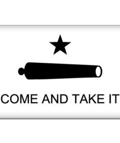 Texas Come and Take It Flag Sticker Decal 5" x 3"