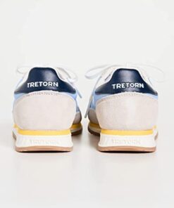 TRETORN Women's Rawlins Casual Lace-Up Sneakers 6 Light Taupe/Blue/Yellow 7 3145cBJr wL