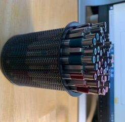 MaxGear Pen Holder for Desk, 3 Pack Pencil Holder, Non-Slip EVA Pad, Premium Mesh Metal Pen Holder, Desk Accessories & Workspace Organizers for Home, School & Office, Black, 3.7’’ Tall Mesh Black- 3.7" Tall 38 314ABue4auL