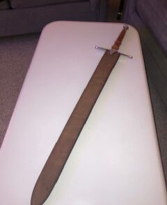 Whetstone Cutlery William Wallace Medieval Sword with Sheath, Silver, 8.75''x 41.625'' x 2.25'' 51 314a7a4yQBL