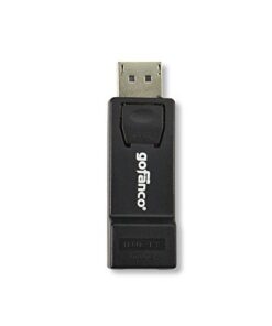 gofanco DisplayPort to HDMI Adapter Converter Dongle 1080P - Male to Female DP to HDMI for DisplayPort Enabled Desktops and Laptops to Connect to HDTV/HDMI Displays - Black (DPHDMID) 12 314aEeSzmsL