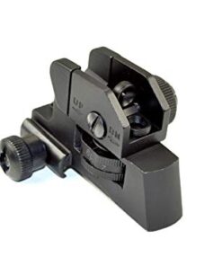 SNIPER Complete Rear Sight with Windage/Elevation Adjustment and Tactical Picatinny Mounting Deck 5 314qliUSA5L