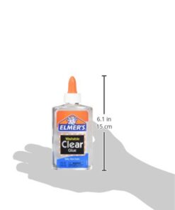 Alternative view of Elmer's E305 Washable School Glue, 5 oz Bottle, 2 Pack, Clear 5 oz Per Bottle Clear,White