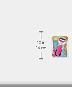 Amope Pedi Perfect Electronic Foot File, Dual-Speed Callus Remover (with Diamond Crystals) for Feet (Extra Coarse - Pink Gadget). -Perfect for In-home Pedicure for Baby Smooth Feet. Battery Operated 33 31584yPBSKL