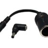 BiXPower Car Cigarette Socket to 5.5 x 2.5mm or 5.5 x 2.1mm Male Barrel Connector Adapter 13 315aYcPDbpL