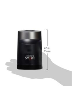 School Smart Vertical Electric Pencil Sharpener, For Classroom, Home, and Office Use, Black and Grey 29 316umwd8iNL