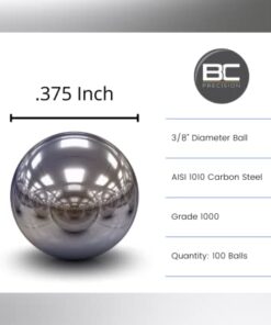100 Qty 3/8" Inch Steel Shot Slingshot Ammo Balls 11 316v3q TaaL
