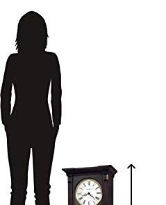 Howard Miller Mia Wall Clock 625-603 – Worn Black Home Decor with Quartz Single-Chime Movement 10 317cGKFhoFL