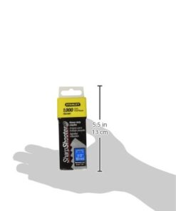 Stanley TRA708T Sharpshooter 1/2-Inch Leg Length Staples, Steel (1000 Count) 1000.0 9 317nKgb13XL