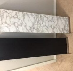 VViViD Architectural White Grey Marble Gloss Vinyl Film Contact Paper 16" x 6.5ft Roll 1 48 318y3PLJAzL