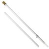 6ft Spinning Flag Pole – White 2 319IoWE8jAL