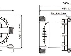 Seaflo Accumulator Tank Water Pump Flow Control Internal Bladder 125 psi 23.5 oz 17 31A0TChcH2L