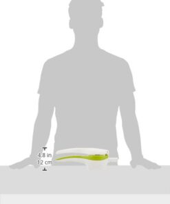 RSVP International (SPUD) Potato Ricer, White/Green | Mash Potatoes, Fruits, Vegetables & More | Includes Medium & Coarse Plates | Pot Resting Extension | Dishwasher Safe 25 31AVKoJtOL