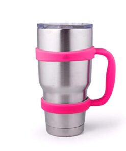 STRATA CUPS 30oz Tumbler Handle (PINK) Available For 30oz YETI Tumbler, OZARK TRAIL Tumbler, Rambler Tumbler- BPA FREE Pink 27 31BQI89JUXL