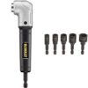 DEWALT Right Angle Attachment, Impact Ready (DWARA120) & Nut Driver Set, Impact Ready, Magnetic, 5-Piece (DW2235IR) Impact Ready Right Angle Adapter Attachment + Nut Driver Set 8 31C0hPfGJpL