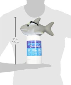 SWIMLINE HYDROTOOLS 87271 Shark Large Capacity Pool & Spa Chemical Dispenser | Compatible With Bromine & Chlorine Supports 1-3’’ Tablets | Adjustable For Customizable Flow Rate | Cost Effective Cool Shark 4 31CbvRJDveL