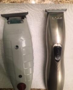 Andis 32400 Slimline Pro Cord/Cordless Beard Trimmer, Lithium Ion T-blade Trimmer, Close Cutting T-Blade Zero Gapped, Chrome Old Chrome Slimline Trimmer 50 31CogBro27L