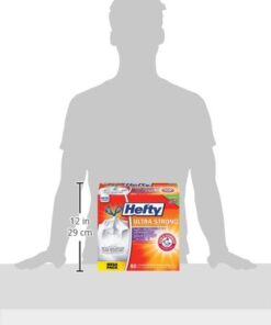 Hefty Ultra Strong Tall Kitchen Trash Bags, Lavender & Sweet Vanilla Scent, 13 Gallon, 80 Count 26 31D90C1AkJL