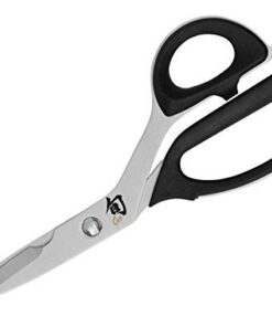 Shun Cutlery Kitchen Shears, Stainless Steel Cooking Scissors, Blades Separate for Easy Cleaning, Comfortable, Non-Slip Handle, Kitchen Shears Heavy Duty 20 31DcXSO9BFL