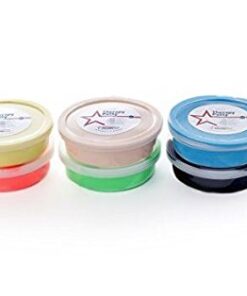 Therapy Putty Resistive Hand Exercise Kit, Set of Six Strengths, 2 Ounce, 6 Piece Set (Tan,Yellow, Red, Green, Blue, Black) 7 31Dhnb0E VL