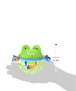 Bright Starts Oball Easy Grasp Jingle & Shake Pal Infant Toy, BPA-Free Green Frog Rattle, Age Newborn and up 21 31ENjaB1YpL