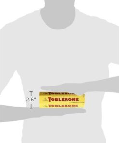 Toblerone Swiss Milk Chocolate with Honey and Almond Nougat, 6 - 100g Bars, Total Net Wt 600g, 3.52 Ounce (Pack of 6) 3.52 Ounce (Pack of 6) 14 31ERa01GBJL