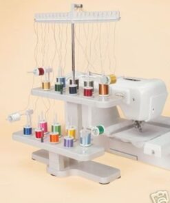 Embroidex - 20 Spool Thread Stand for All Home Embroidery Machines Brother Babylock Janome Bernina Pfaff etc.. 18 31EW9EWO1YL