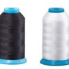 Embroidex Set of 2 Huge Bobbin Thread for Sewing and Embroidery Machine 1 Black and 1 White 5500 Yards Each - Polyester 2 31F7ZT1ThQL