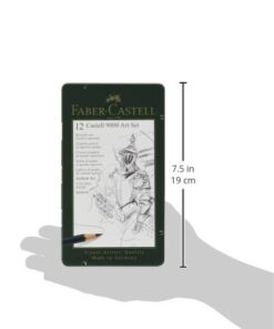 Faber-Castell 9000 Graphite Sketch Pencil Sets Art 8B - 2H set of 12 8 Colors 31 31FA10bUQ3L