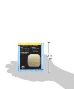 Medline Exuderm Odorshield Hydrocolloid Wound Dressing, 2" x 2" (Pack of 10) 17 31FcRoFTuzL
