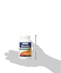 Best Naturals Maximum Potency Biotin 10,000 Mcg for Healthier and Longer Hair Growth Support Formula, 200 Count 22 31H0CAQn30L