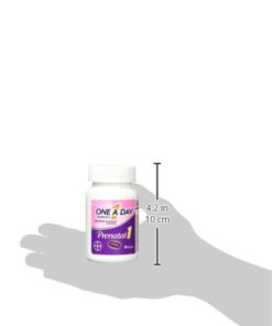One A Day Women's Prenatal 1 Multivitamin Including Vitamin A, Vitamin C, Vitamin D, B6, B12, Iron, Omega-3 DHA & more, Tablet,Softgels, 60 Count - Supplement for Before, During, & Post Pregnancy No Artificial Flavor 60 Count (Pack of 1) 12 31HEyRlbOCL
