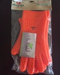 Jolly Green Products Ekogrips Premium Heat-Resistant BBQ Gloves for Cooking and Meat Handling, Kitchen Oven Gloves, Fireplace Accessory, Campfire Gloves, BBQ Mitt, Dishwashing Gloves (Orange, L/XL) Orange 38 31HP0UMQLYL