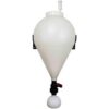 FASTFERMENT - FFT FastFerment Conical Fermenter 7.9 Gallon HomeBrew Kit BPA Free Food grade Primary Carboy Fermenter: Beer Brewing, Wine Fermentation or a Hard Cider brewing kit. Wall mount included 47 31HsWgYo7jL