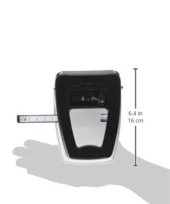 SICURIX 3-in-1 ID Card Punch 5"x6"x4" 18 Sheet Capacity BLACK (80200) 5 31Ht67YEBbL