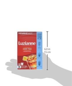 Luzianne Unsweetened Iced Tea, Single Serve K-Cup Pods, 12 Count 13 31HwGxucGqL