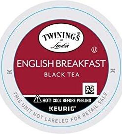 Twinings English Breakfast Tea K-Cup Pods for Keurig, Caffeinated, Smooth, Flavourful, Robust Black Tea, 24 Count (Pack of 1) 24 Count (Pack of 1) 25 31IHOQO3PL