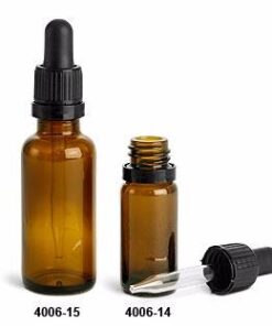 Nelipo 1oz Amber Glass Bottles for Essential Oils with Glass Eye Dropper - Pack of 6 6 Pack 31 31IUB5zmblL