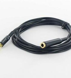 Sound Squared brand, S2-EXT6 6 foot long earphone extension cord, 3.5mm male and female connectors, black 6 Feet male/female Standard Packaging