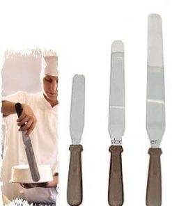 3 Size Commercial Baker Icing Spatula Set, Baking Spatulas, Cake Decorating Spatulas, Stainless Steel, Flexible Resistant Blades