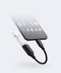 Anker USB-C to USB 3.1 Adapter, USB-C Male to USB-A Female, Uses USB OTG Technology, Compatible with Samsung Galaxy Note 8, S8 S8+ S9, iPad Pro 2018, Nexus 6P 5X, LG V20 G5 and More Upgrade_Black 27 31JuG9ZOHRL