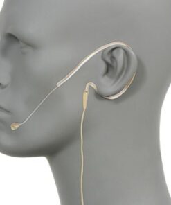 Alternative view of PYLE-PRO Over Ear Boom Microphone Headset - Professional Hands Free Omnidirectional Wired Audio Condenser Microphone Headset w/ 3.5mm / 1/4" Adapter, 1.2m Cable, and Windscreen - PMEM1 (Beige)