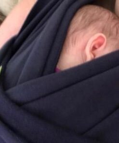 Boba Baby Wrap Carrier Newborn to Toddler - Stretchy Baby Wraps Carrier - Baby Sling - Hands-Free Baby Carrier Wrap - Baby Carrier Sling - Baby Carrier Newborn to Toddler 7-35 lbs (Navy Blue) Navy Blue 35 31KO7KCNzNL
