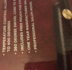 HSI Professional Ceramic Tourmaline Ionic Flat Iron Hair Straightener with Glove, Pouch and Travel Size Argan Oil Leave in Hair Treatment 69 31KkTIem96L