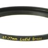 LUŽID X2 Brass 67mm to 77mm Step Up Filter Ring Adapter 67 77 Luzid 23 31L7XLdBEhL