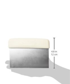 Alternative view of Dexter-Russell - Sani-Safe 19783 6" x 3" White Dough Cutter/Scraper with Polypropylene Handle