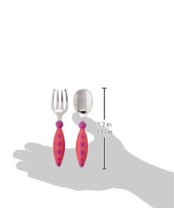 Gerber Graduates Safety Fork and Spoon Set in Assorted Colors, 2-Piece Set 11 31MLGoZ23cL