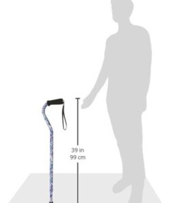 Briggs Offset Foam Grip, Offset Cane, Purple Flowers 18 31MTEpMmUL